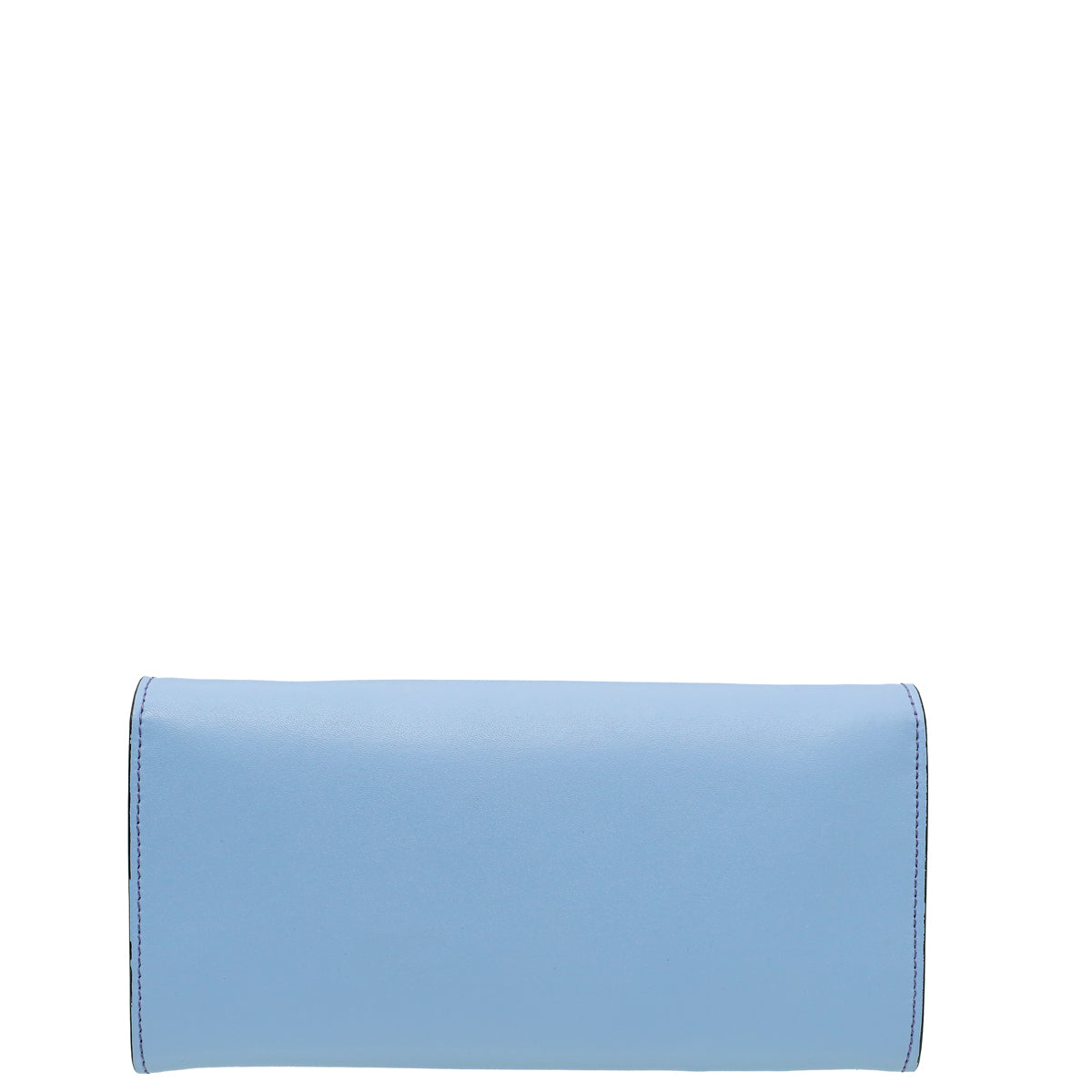 Fendi Lilac Blue Multicolor Studded Continental Wallet on Chain-Fendi-THE CLOSET