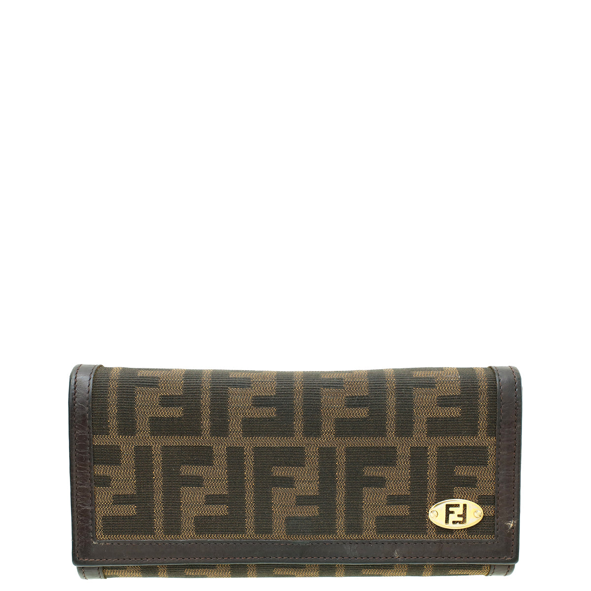 Fendi Tobacco Zucca Continental Wallet-Fendi-THE CLOSET