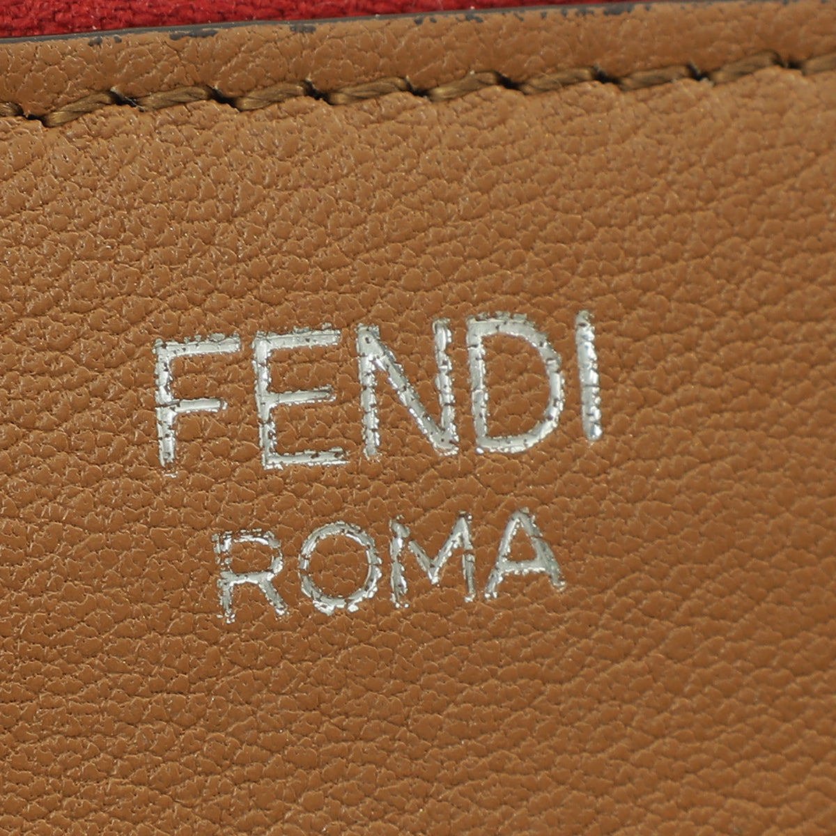 Fendi Tricolor Zipped Card Holder