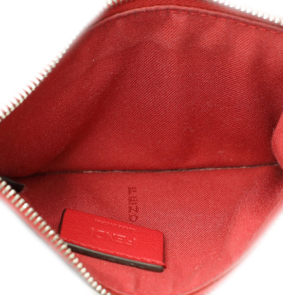 Fendi Tricolor Zipped Card Holder