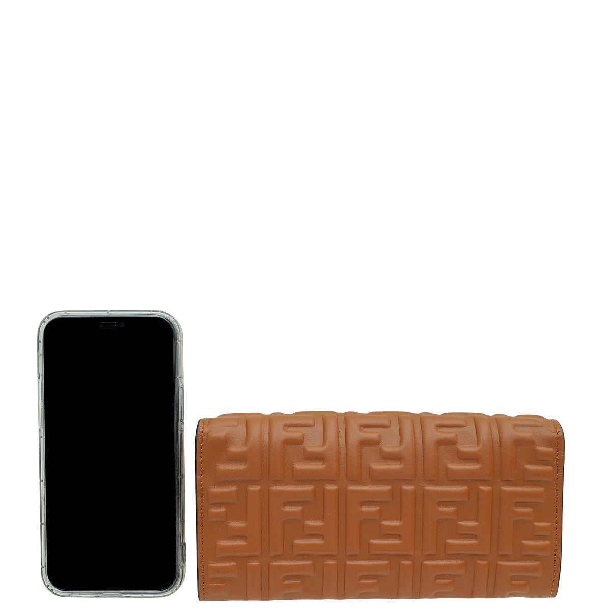 Fendi Caramel Baguette Continental Wallet on Chain-Fendi-THE CLOSET