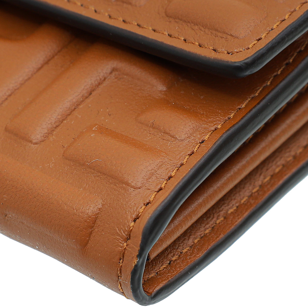 Fendi Caramel Baguette Continental Wallet on Chain-Fendi-THE CLOSET