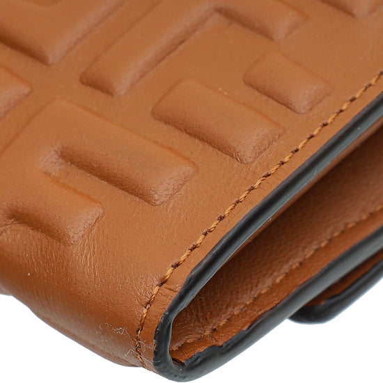 Fendi Caramel Baguette Continental Wallet on Chain-Fendi-THE CLOSET