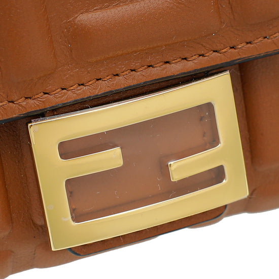 Fendi Caramel Baguette Continental Wallet on Chain-Fendi-THE CLOSET