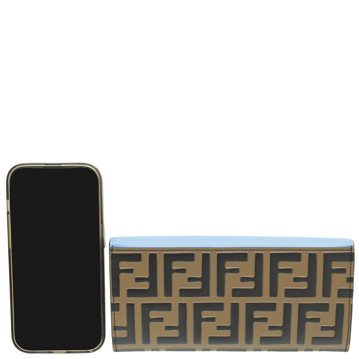 Fendi Tricolor F is Fendi Long Wallet