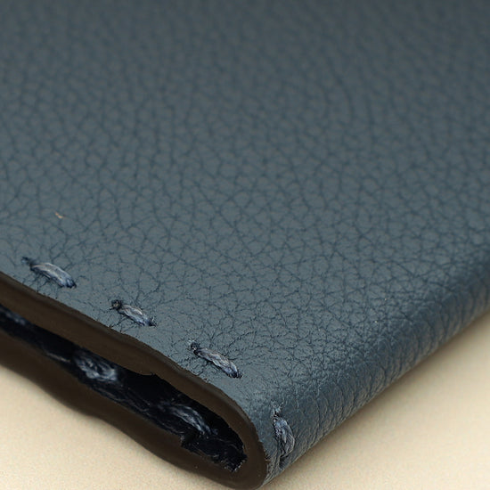 Fendi Myrtle Blue Selleria Card Holder-Fendi-THE CLOSET