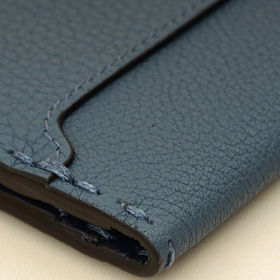 Fendi Myrtle Blue Selleria Card Holder-Fendi-THE CLOSET