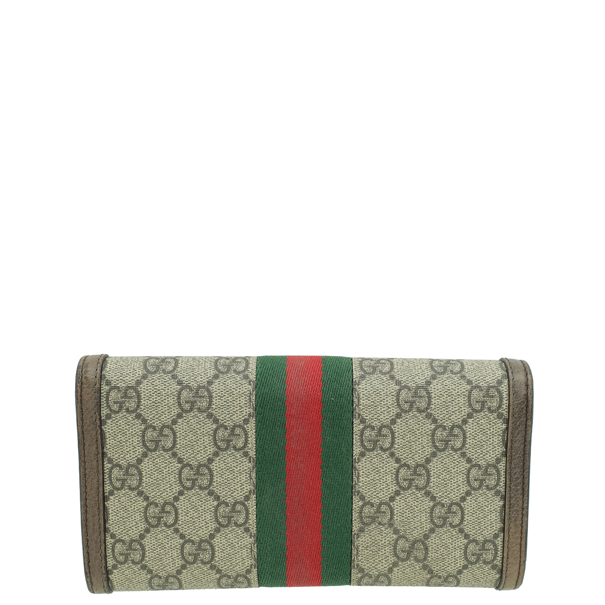 Gucci Bicolor GG Supreme Ophidia Continental Wallet