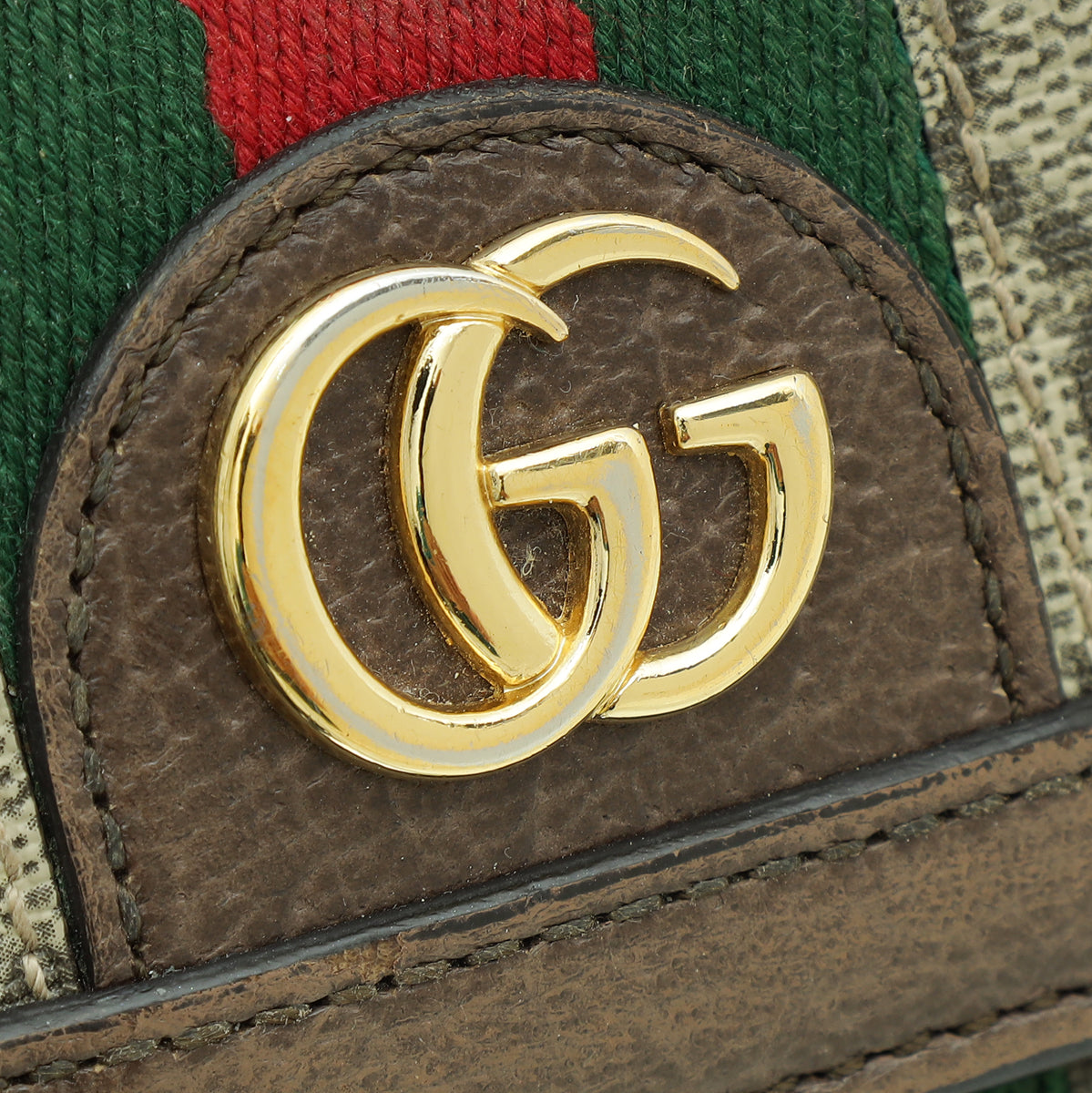 Gucci Bicolor GG Supreme Ophidia Continental Wallet