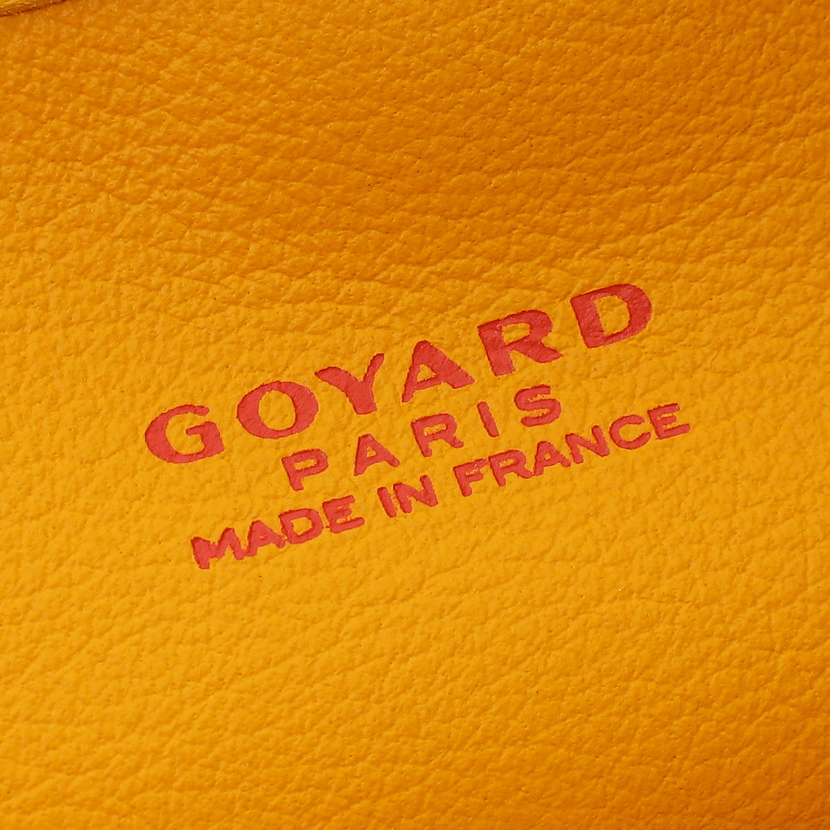 Goyard Yellow Goyardine Mini Anjou Reversible Bag