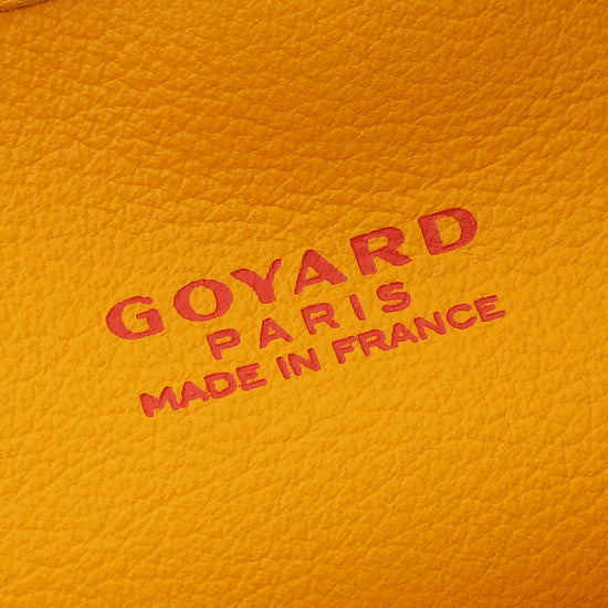 Goyard Yellow Goyardine Mini Anjou Reversible Bag