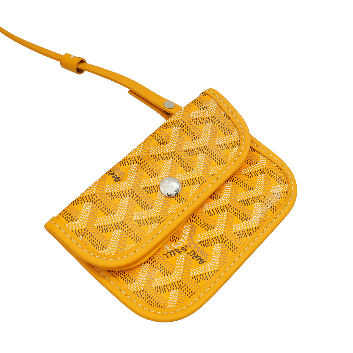 Goyard Yellow Goyardine Mini Anjou Reversible Bag