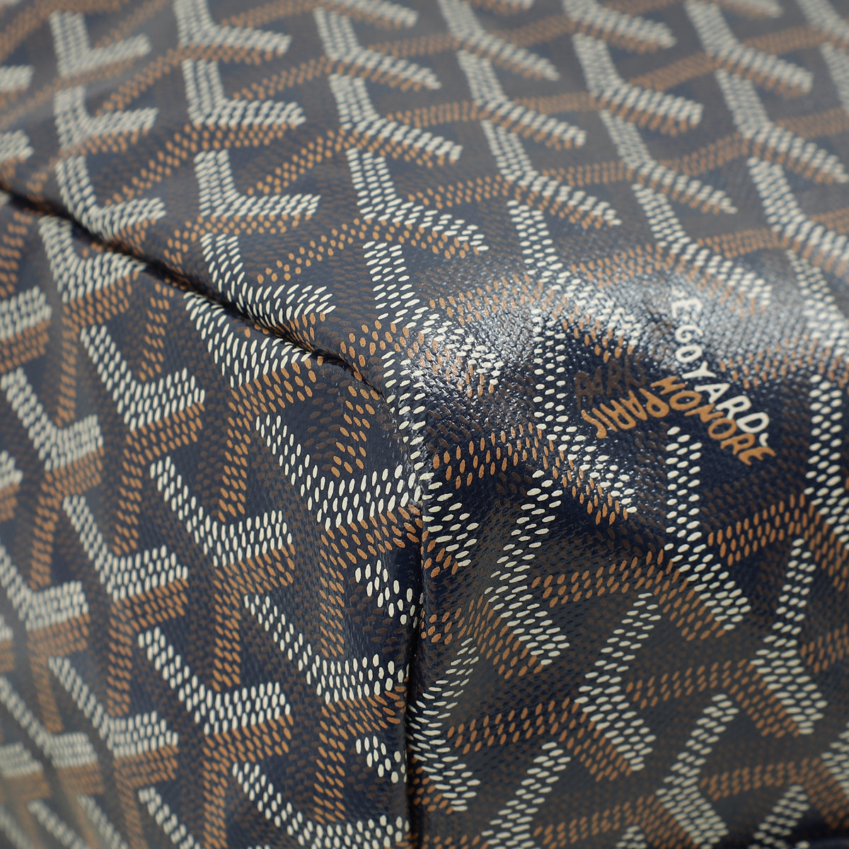 Goyard Blue Goyardine Saint Louis PM Bag