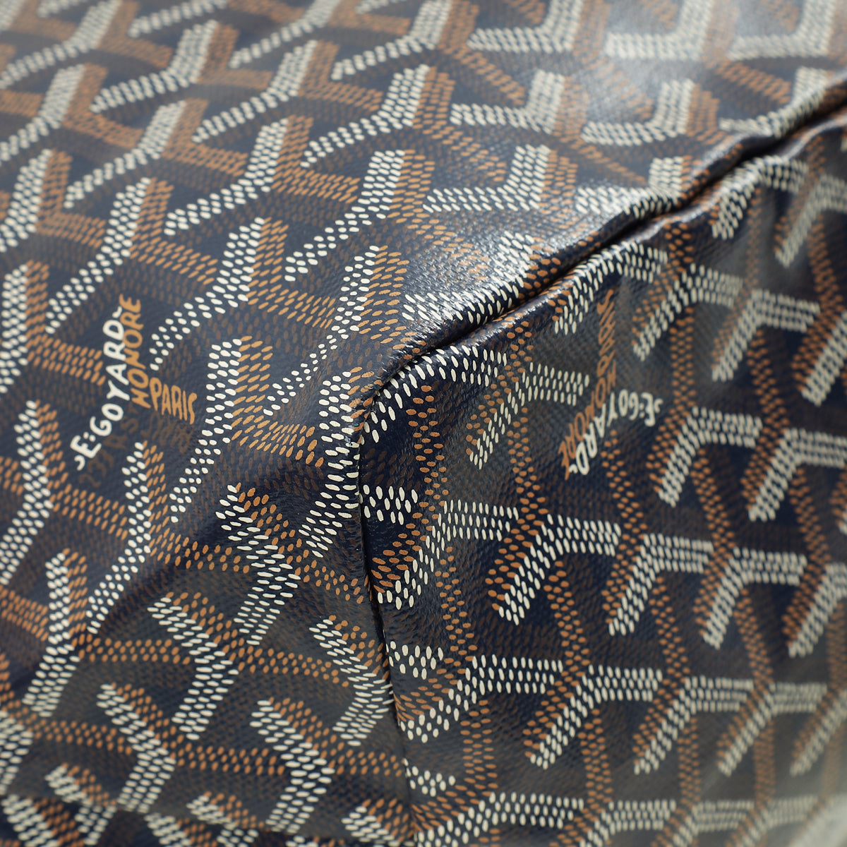 Goyard Blue Goyardine Saint Louis PM Bag