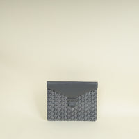 Goyard Grey Goyardine Camondo MM Horizontal Clutch