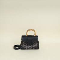 Goyard Black Goyardine Saigon Mini Souple Bag