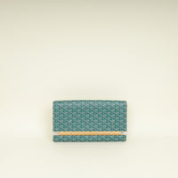 Goyard Green Goyardine Monte Carlo Clutch