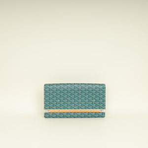 Goyard Green Goyardine Monte Carlo Clutch