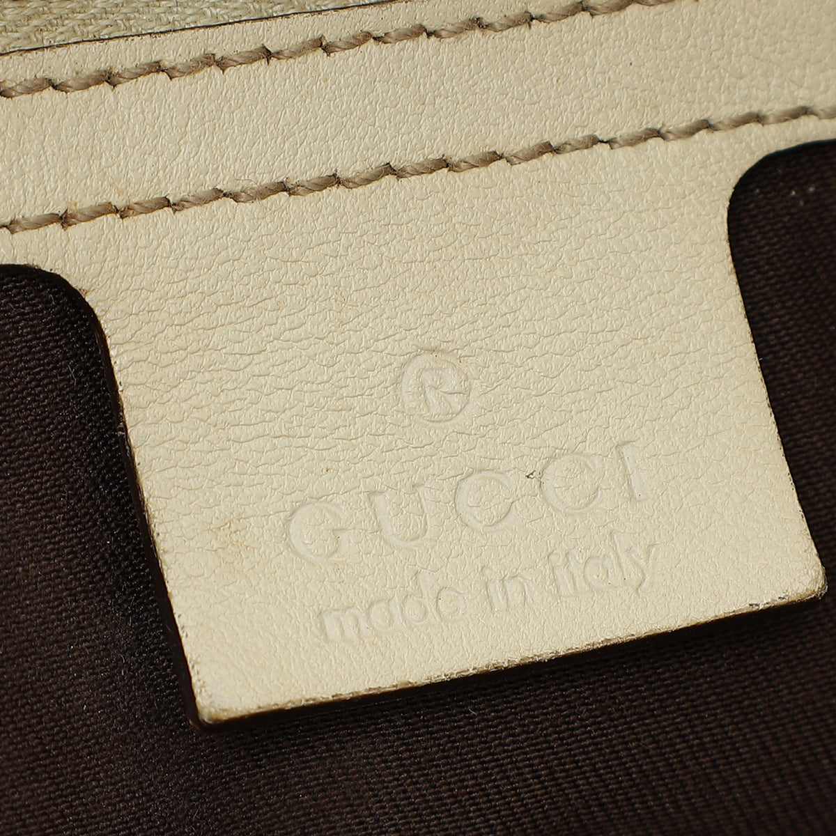 Gucci Bicolor GG Peggy Bamboo Top Handle Medium Bag