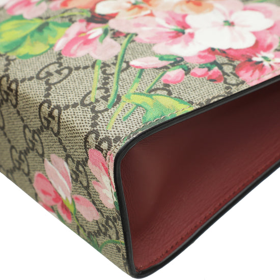 Gucci Multicolor GG Supreme Blooms Large Cosmetic Case