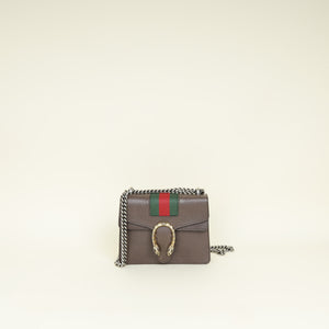 Gucci Brown Dionysus Web Small Shoulder Bag