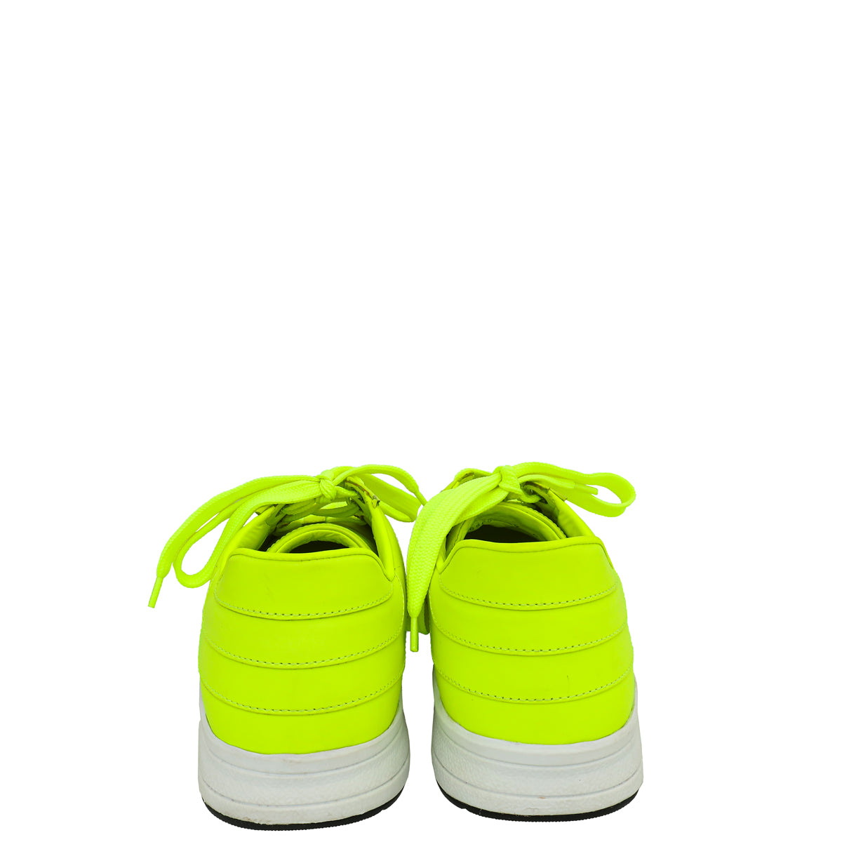 Gucci Neon Green Perforated High Top Sneaker 39