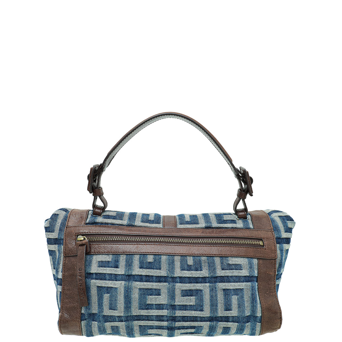 Givenchy Bicolor Denim Logo Hobo Bag-Givenchy-THE CLOSET