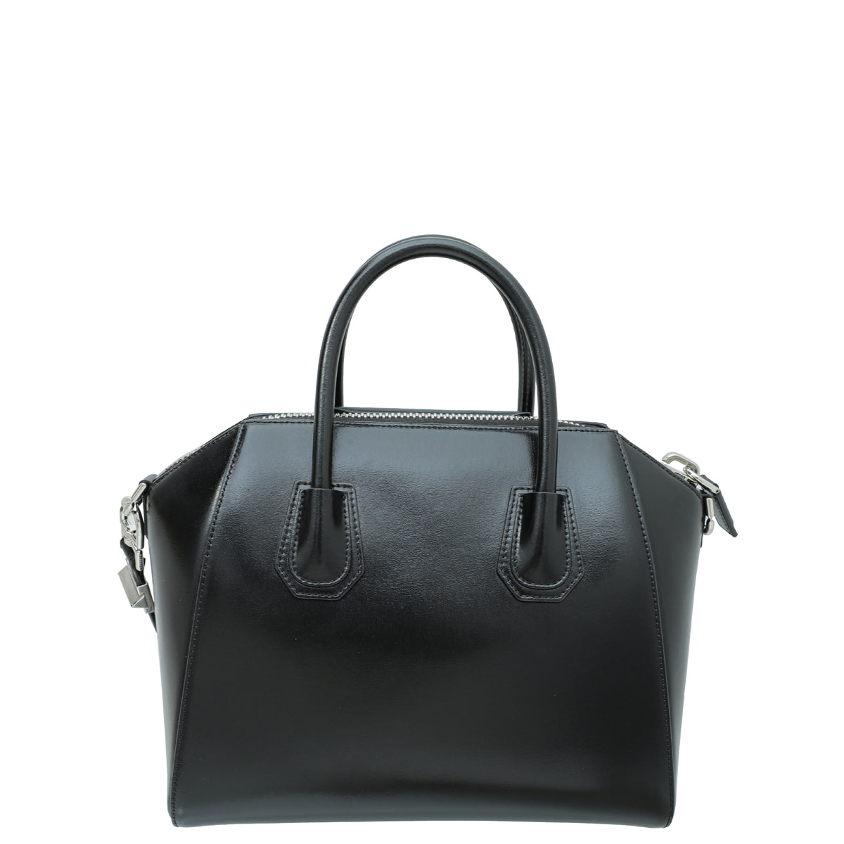 Givenchy Black Polished Antigona Small Tote Bag-Givenchy-THE CLOSET