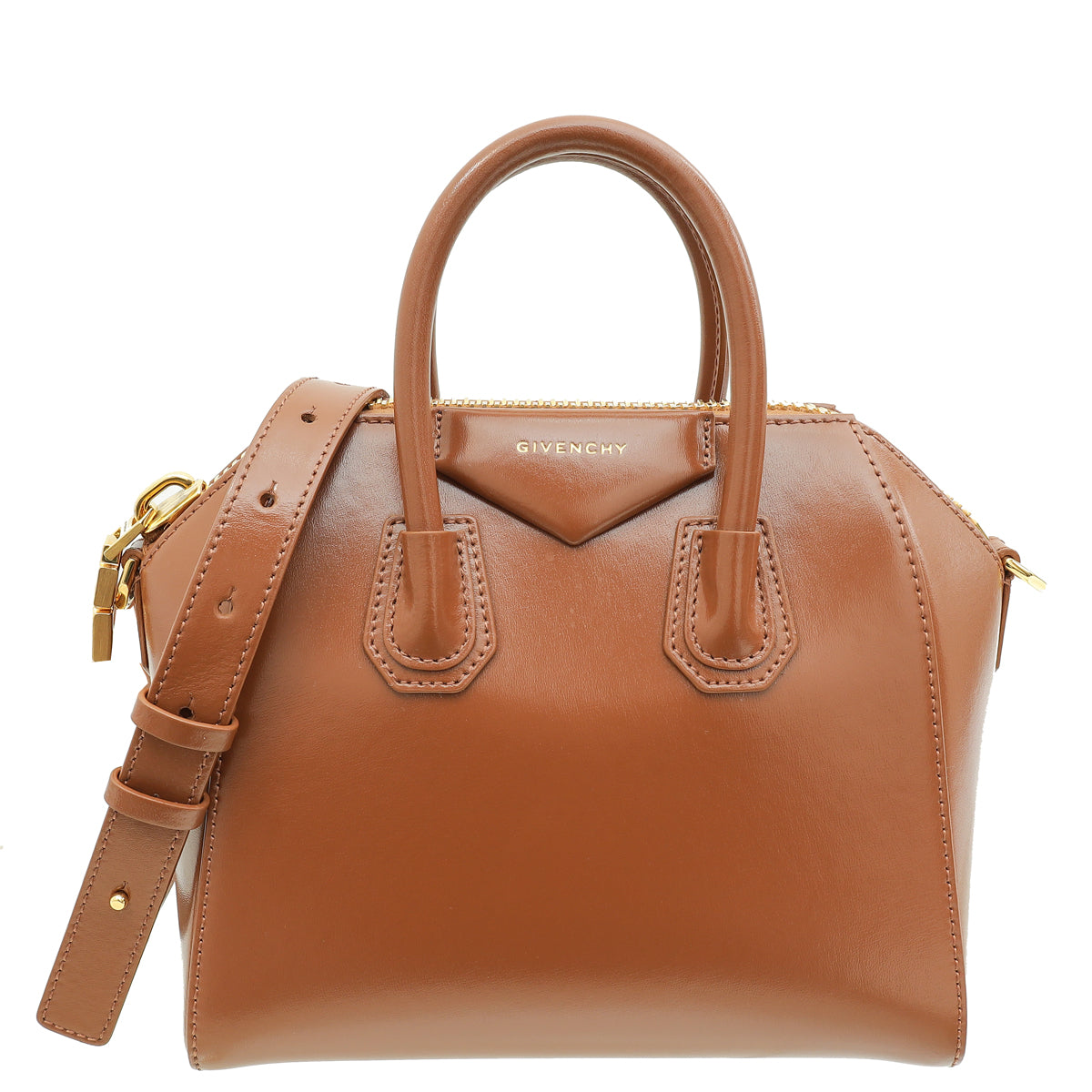 Givenchy Tan Antigona Mini Bag-Givenchy-THE CLOSET