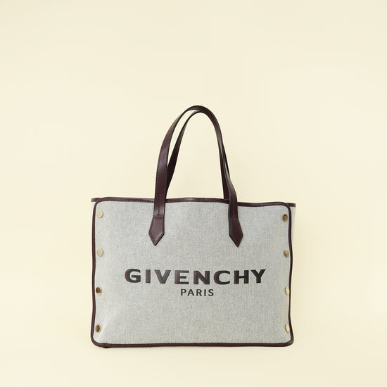 Givenchy Bicolor Logo Print Bond Tote Bag
