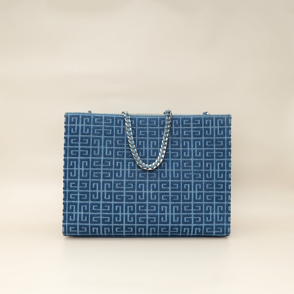 Givenchy Blue G Denim Tote Medium Bag-Givenchy-THE CLOSET