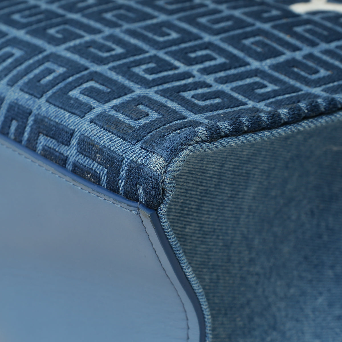 Givenchy Blue G Denim Tote Medium Bag-Givenchy-THE CLOSET