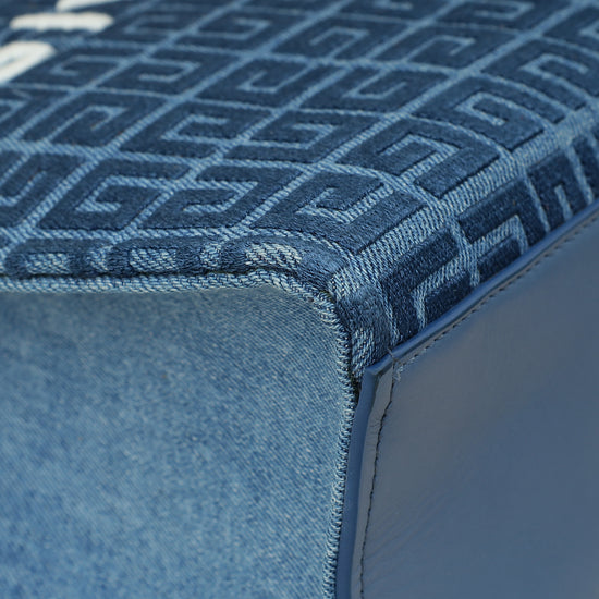 Givenchy Blue G Denim Tote Medium Bag-Givenchy-THE CLOSET