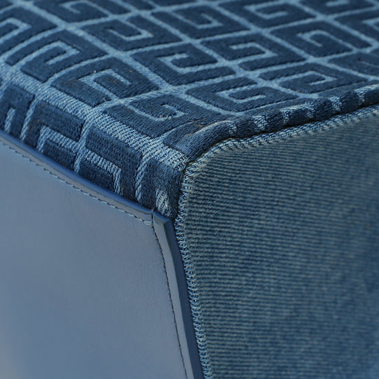 Givenchy Blue G Denim Tote Medium Bag-Givenchy-THE CLOSET