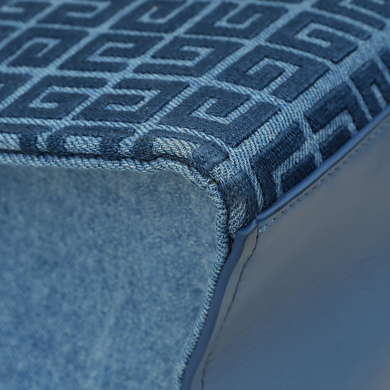 Givenchy Blue G Denim Tote Medium Bag-Givenchy-THE CLOSET