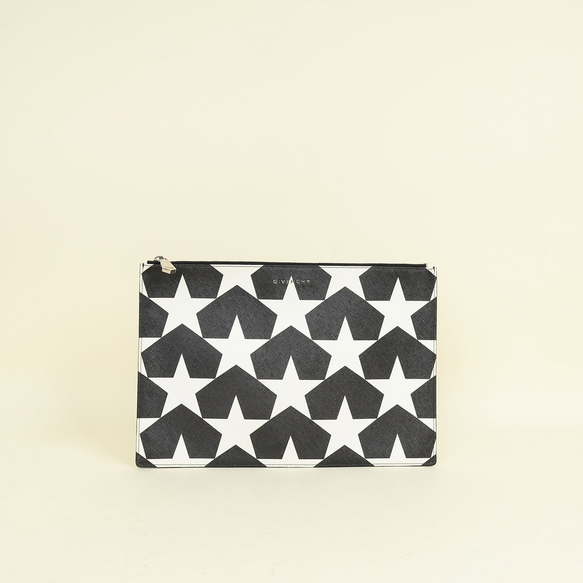 Givenchy Bicolor Iconic Print Star Pouch