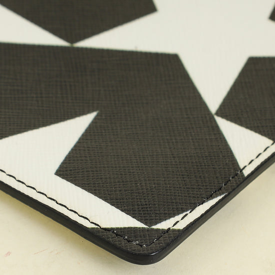 Givenchy Bicolor Iconic Print Star Pouch