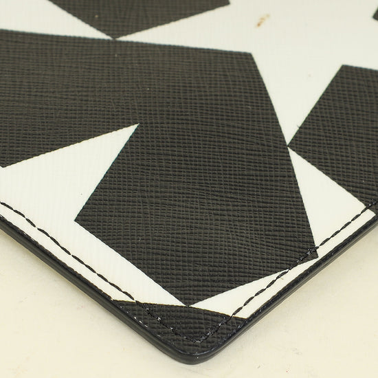 Givenchy Bicolor Iconic Print Star Pouch