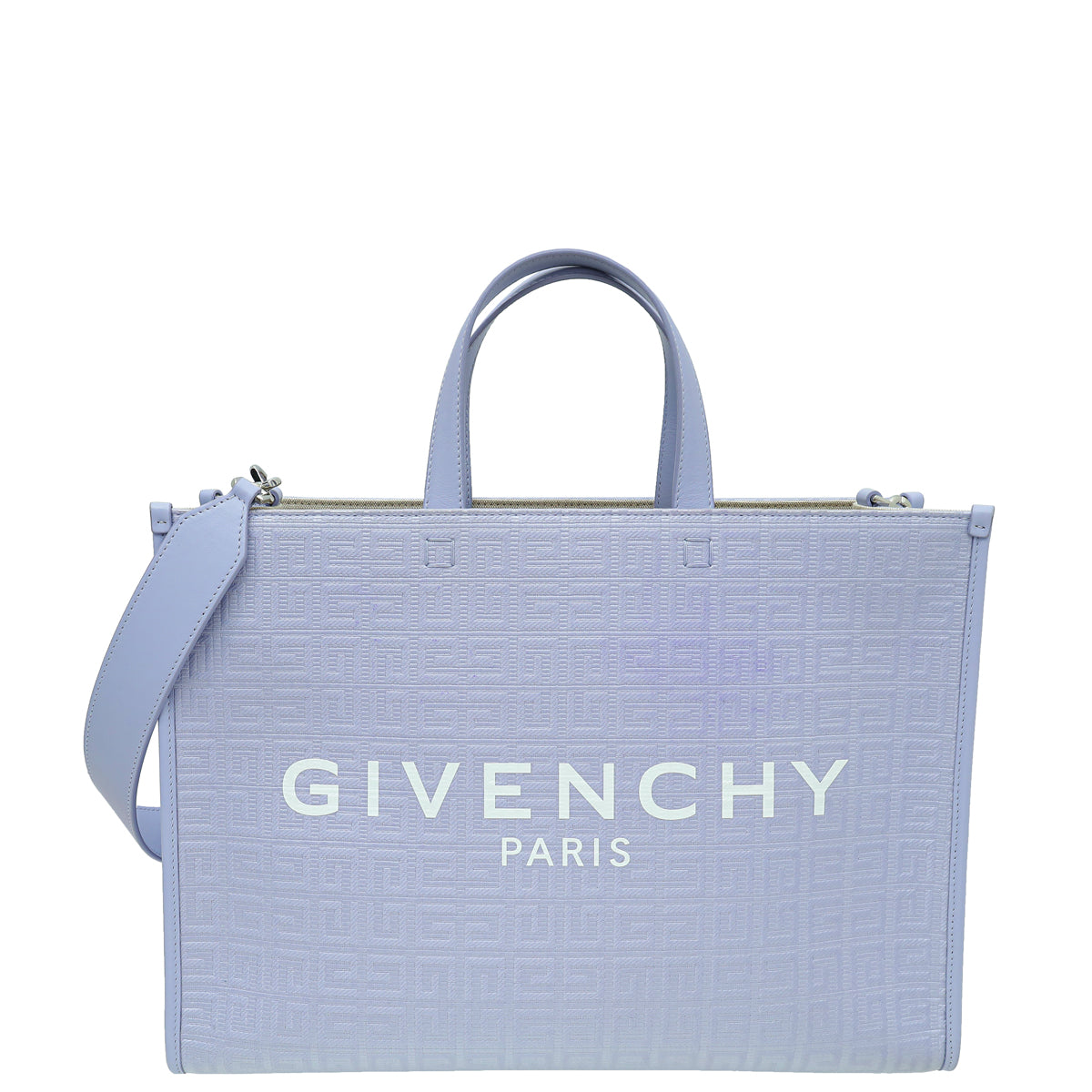 Givenchy Lilac Monogram G Shopping Medium Tote Bag-Givenchy-THE CLOSET