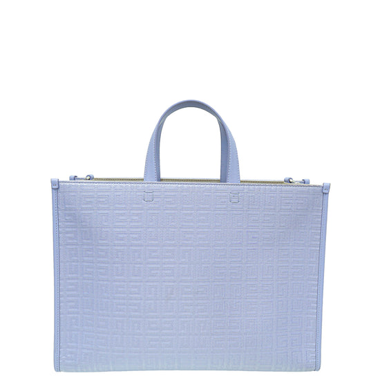 Givenchy Lilac Monogram G Shopping Medium Tote Bag