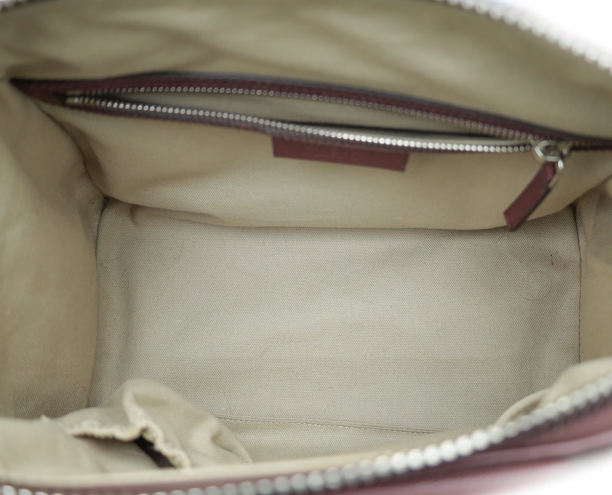 Givenchy Burgundy Antigona Small Tote Bag