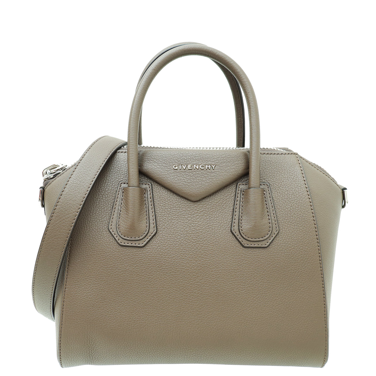 Givenchy Chocolate Antigona Small Tote Bag-Givenchy-THE CLOSET