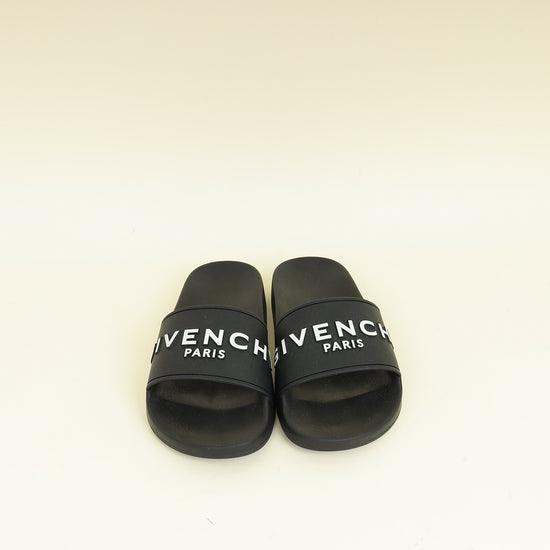 Givenchy Black Logo Slides 36