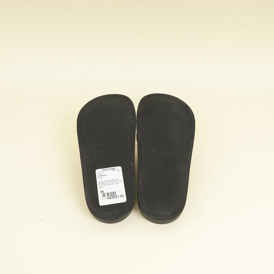 Givenchy Black Logo Slides 36