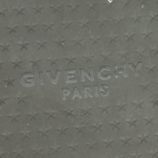 Givenchy Bicolor Logo Rubber Slides 36-Givenchy-THE CLOSET