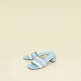 Givenchy Light Blue 4G Slide Mules Sandals 38