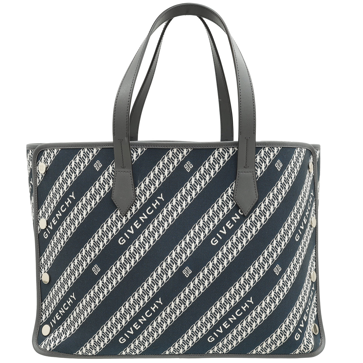 Givenchy Bicolor Jacquard Medium Bond Printed Tote Bag-Givenchy-THE CLOSET