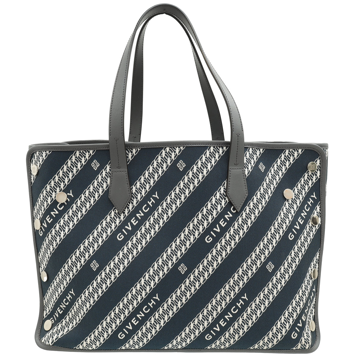 Givenchy Bicolor Jacquard Medium Bond Printed Tote Bag-Givenchy-THE CLOSET