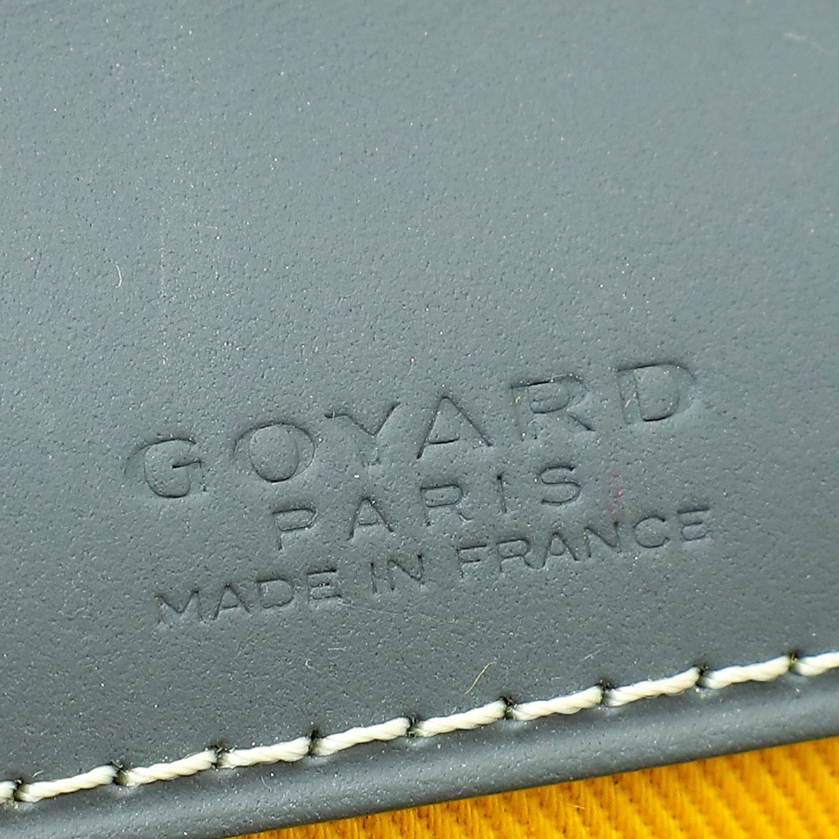 Goyard Grey Goyardine Monte Carlo Bois Clutch With Strap