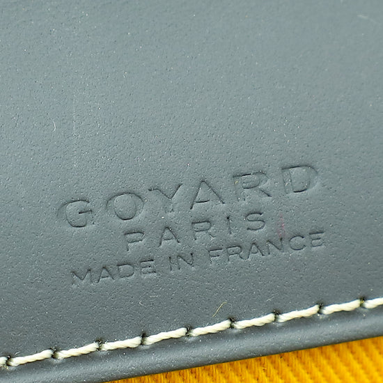 Goyard Grey Goyardine Monte Carlo Bois Clutch With Strap